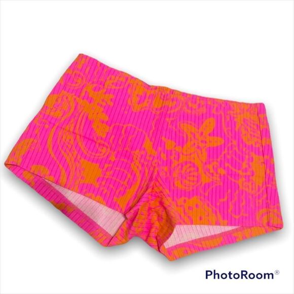 NEW Lilly Pulitzer Liza Short Pop Pink Seaesta​​ - Picture 1 of 4